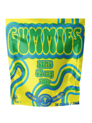 THCp Gummies: Lime Zest