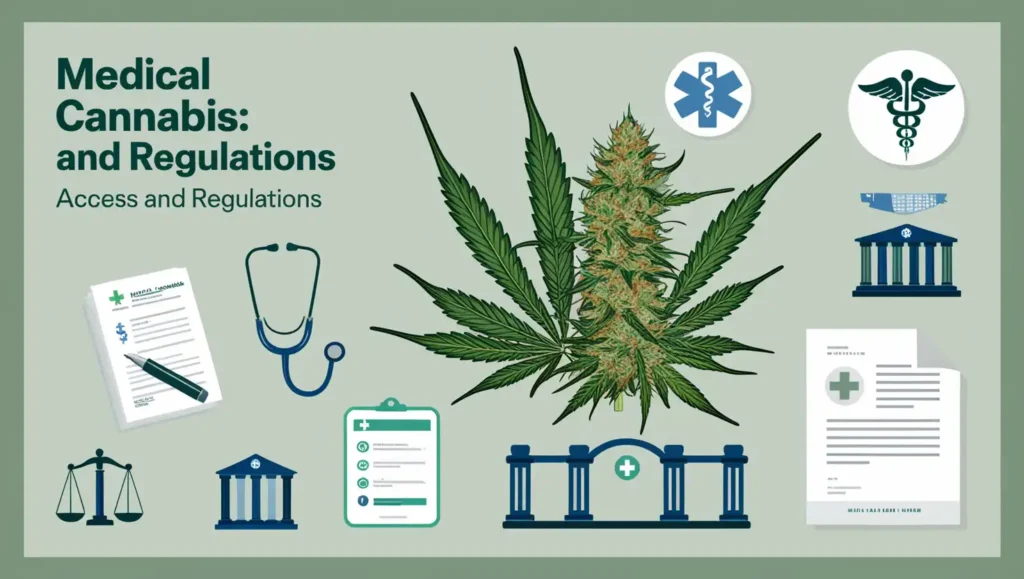 Cannabis Plants & Medicinal Symbols