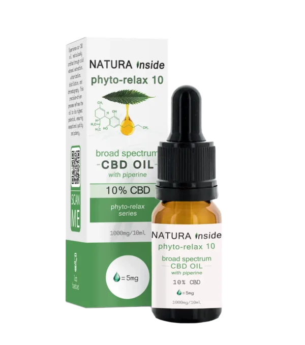 Phyto-Relax 10% CBD Oil | 1000mg Broad Spectrum + Piperine