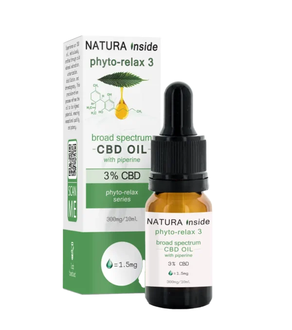 Natura Inside Phyto-Relax 3% Broad Spectrum CBD Oil