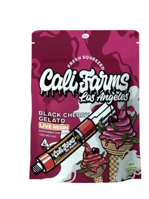 Califarms Black Cherry Gelato THC-JD x THC-B Cart