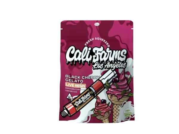 Califarms Black Cherry Gelato THC-JD x THC-B Cart