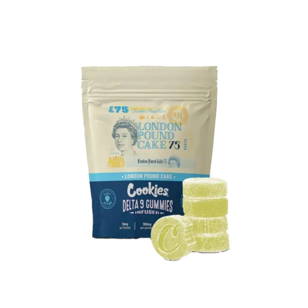 COOKIES DELTA 9 GUMMIES LONDON POUND CAKE