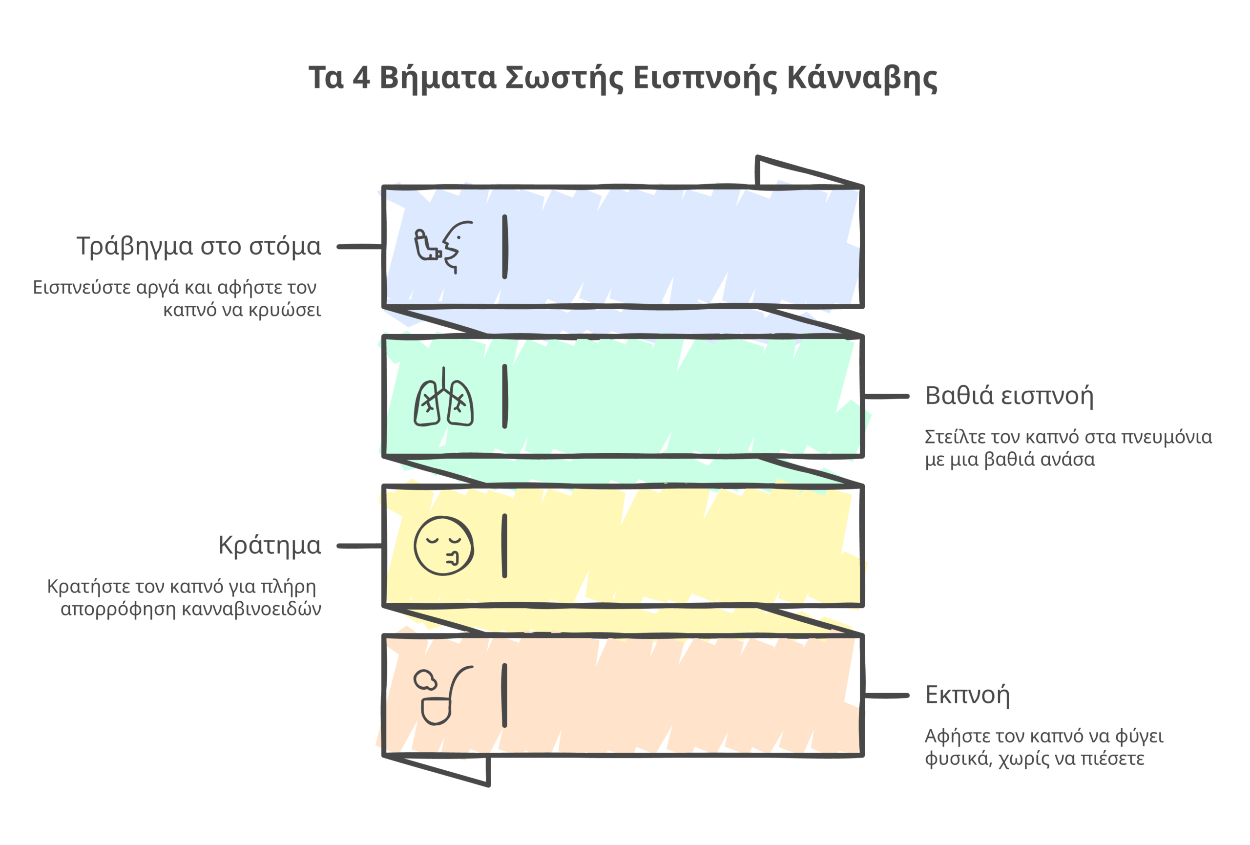 εισπνοή κάνναβης infographic