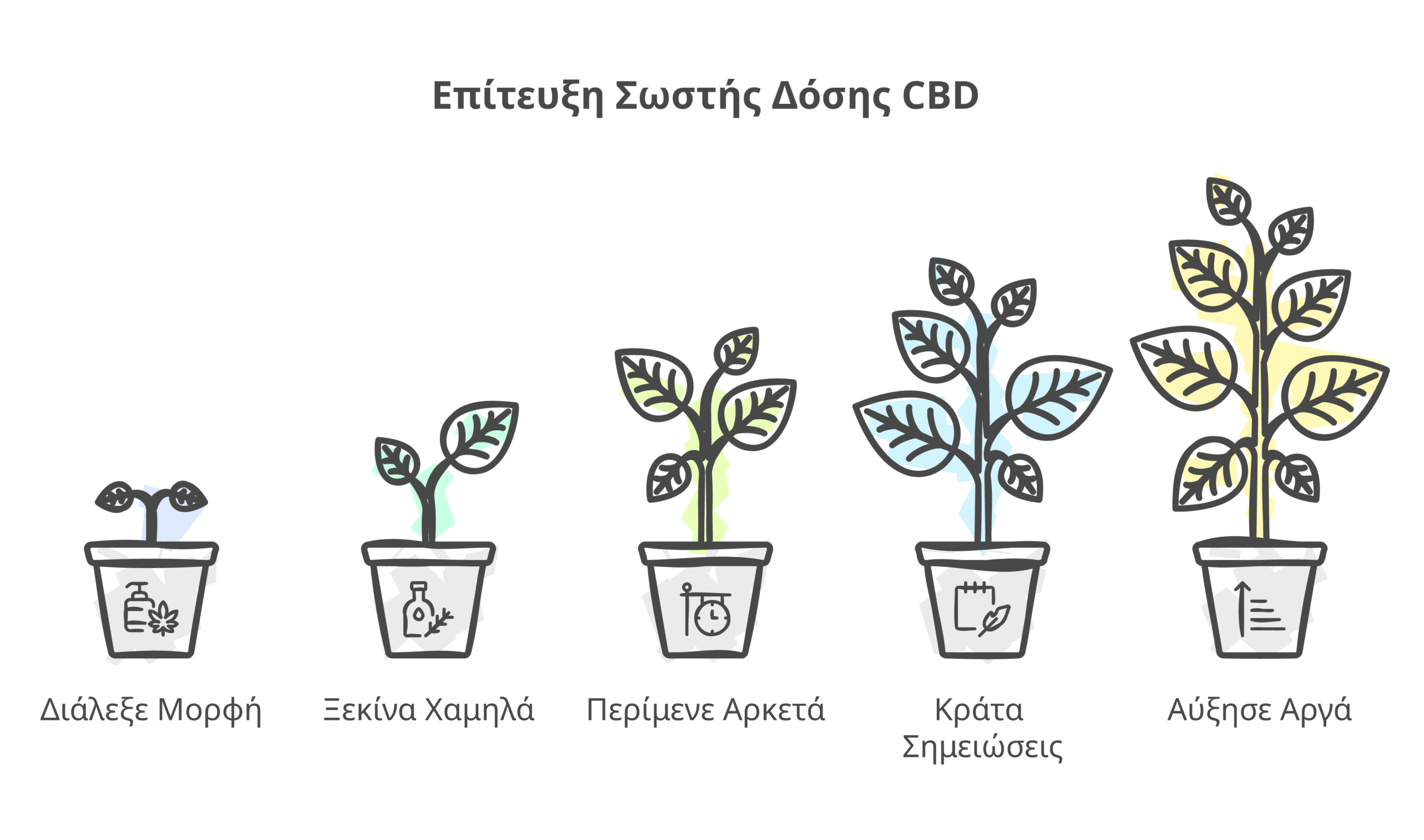 σωστή δόση κάνναβης infographic
