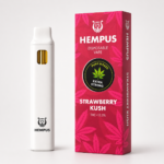 Hempus Strawberry Kush Superior Blend disposable vape