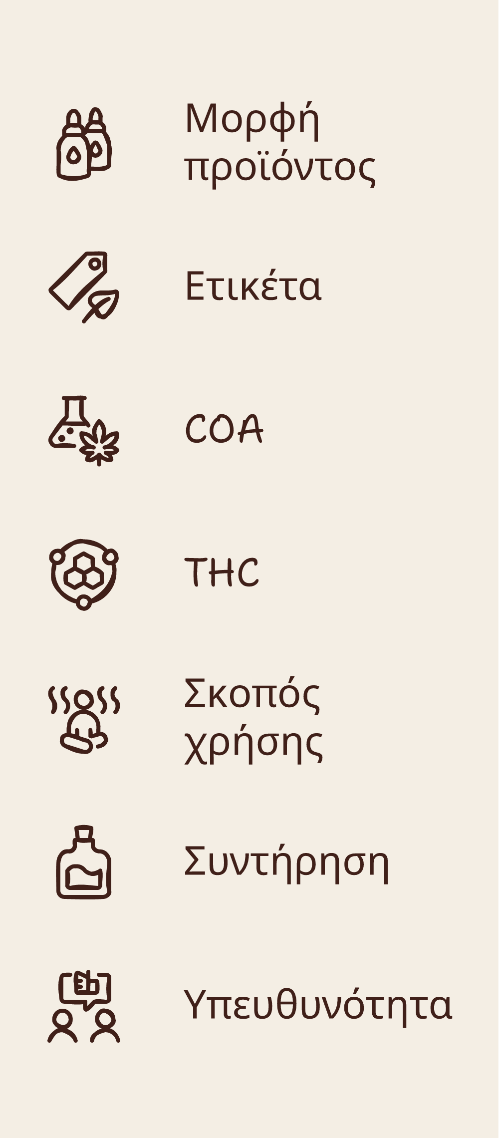 νόμιμα προϊόντα κάνναβης infographic