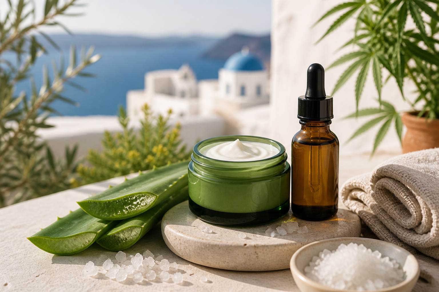 CBD skincare after sun - CBD Skincare After Sun: Topicals για Καλοκαίρι